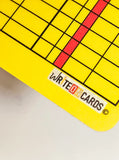 Write-on Cards - Red & Yellow